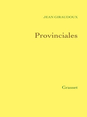 cover image of Provinciales